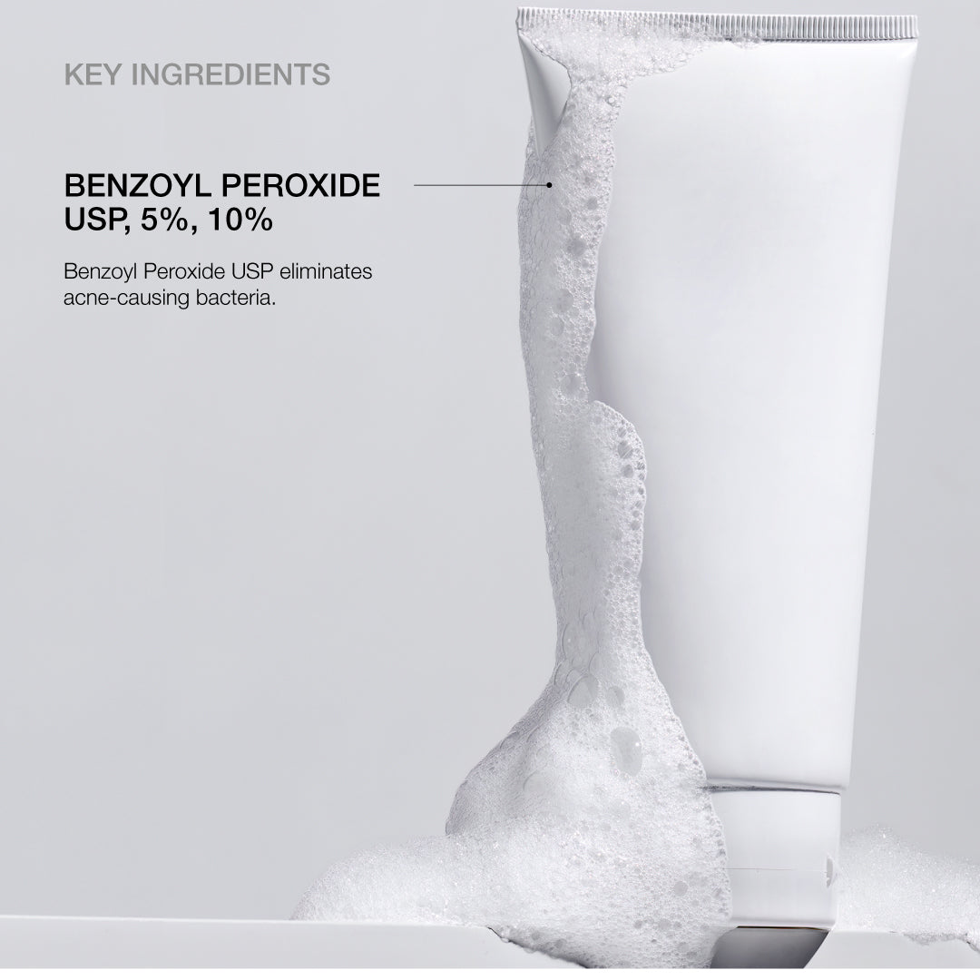 Acne Wash + Aloe key ingredients