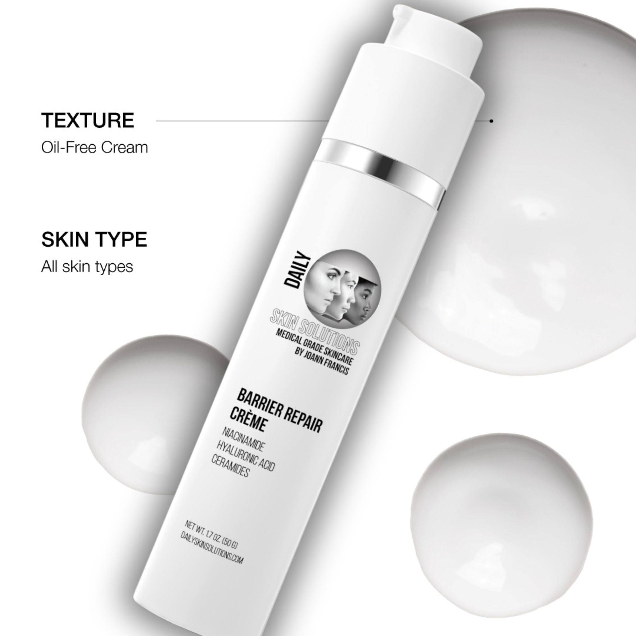 Barrier Defense Creme texture and skin type