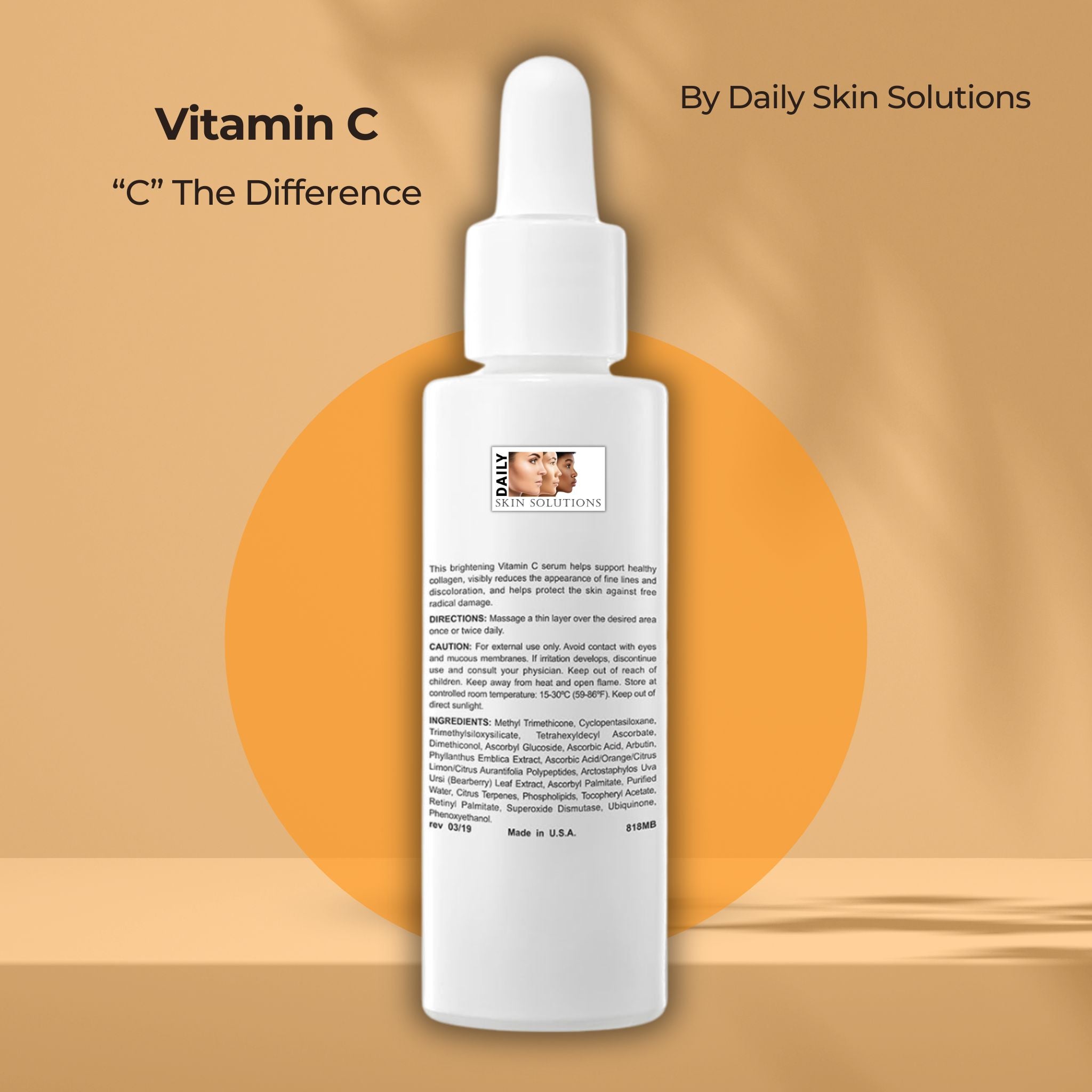 C The Difference back product labe