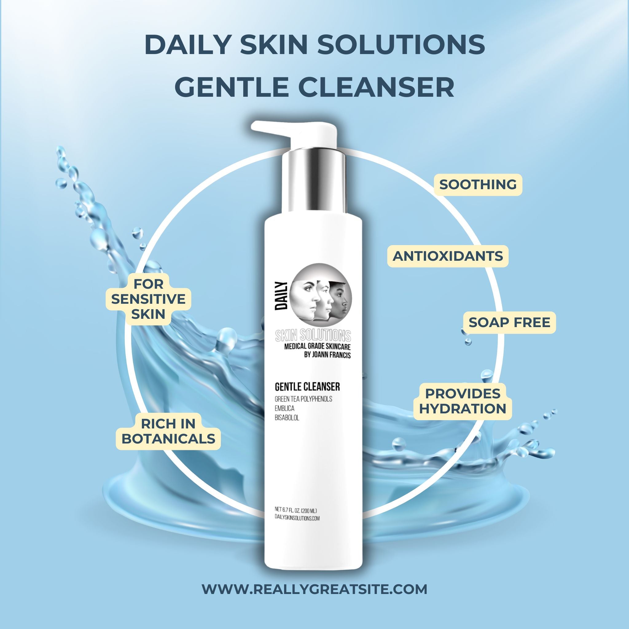 Gentle Cleanser features and benefits
