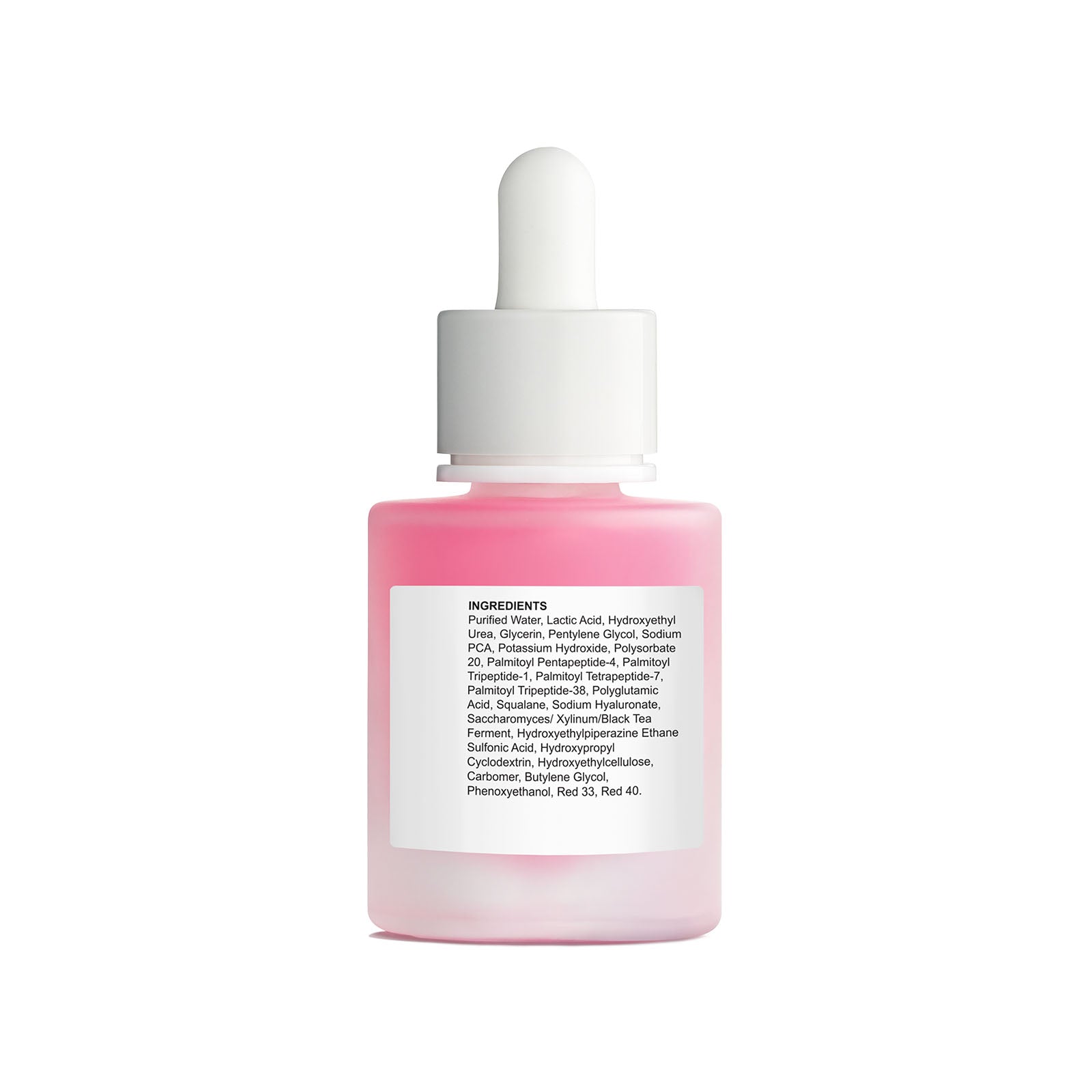 Gentle Exfoliating Serum ingredient back label