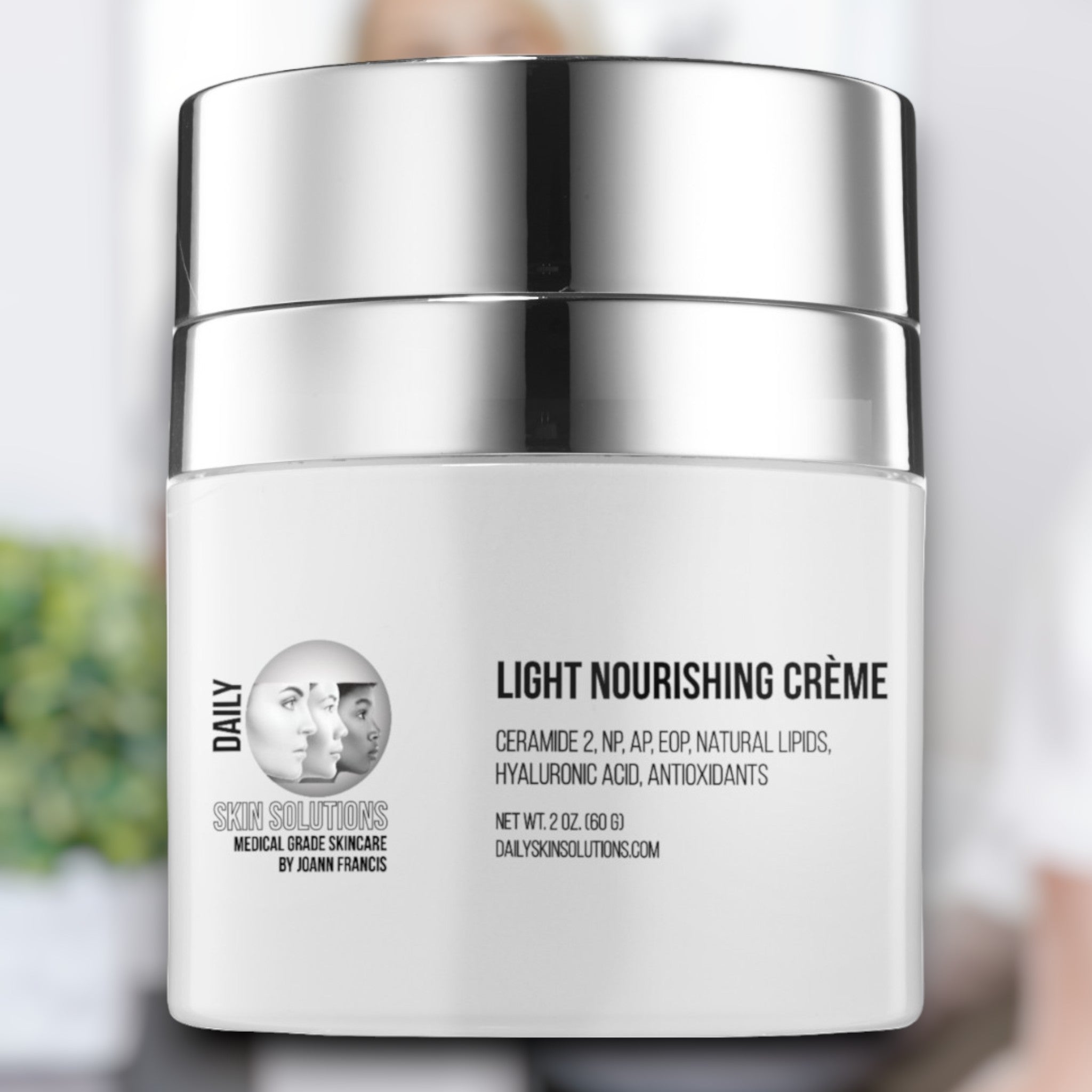 Light Nourishing Creme by Daily Skin Solutions for hydrating dry skin