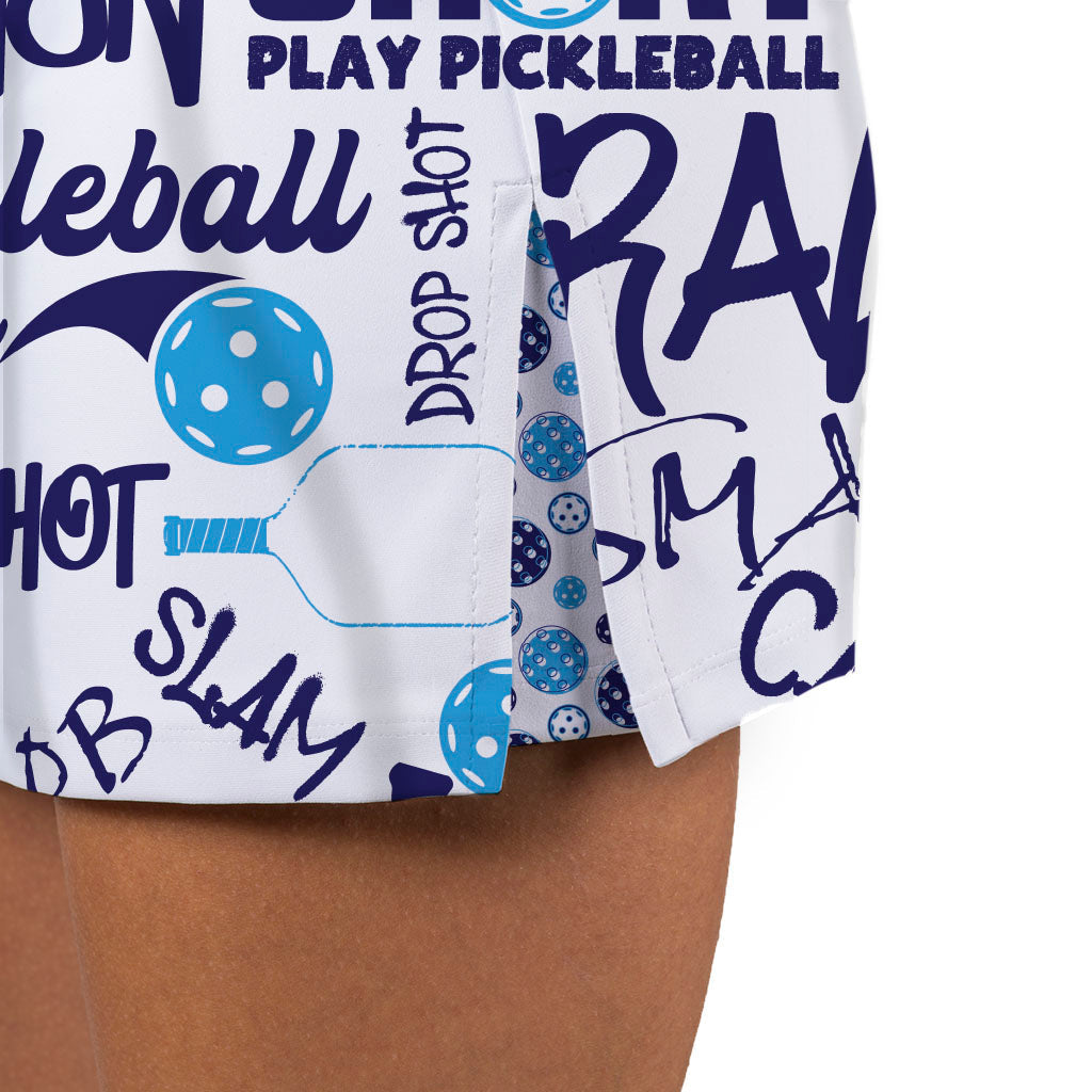    Pickleball-Slam-Blue-Skort-Obsession-Side-View close up