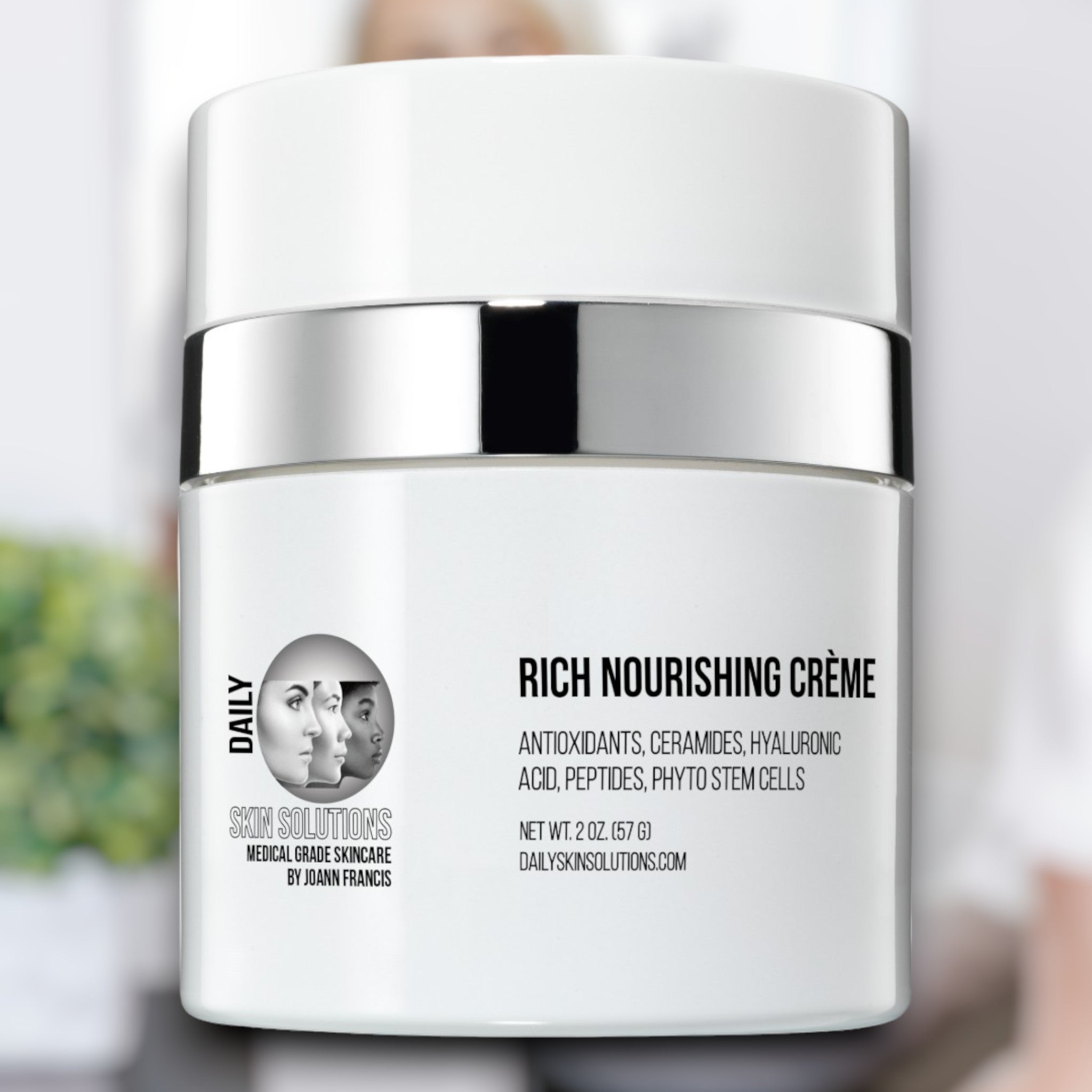Rich Nourishing Creme by Daily Skin Solutions for hydrating dry skin