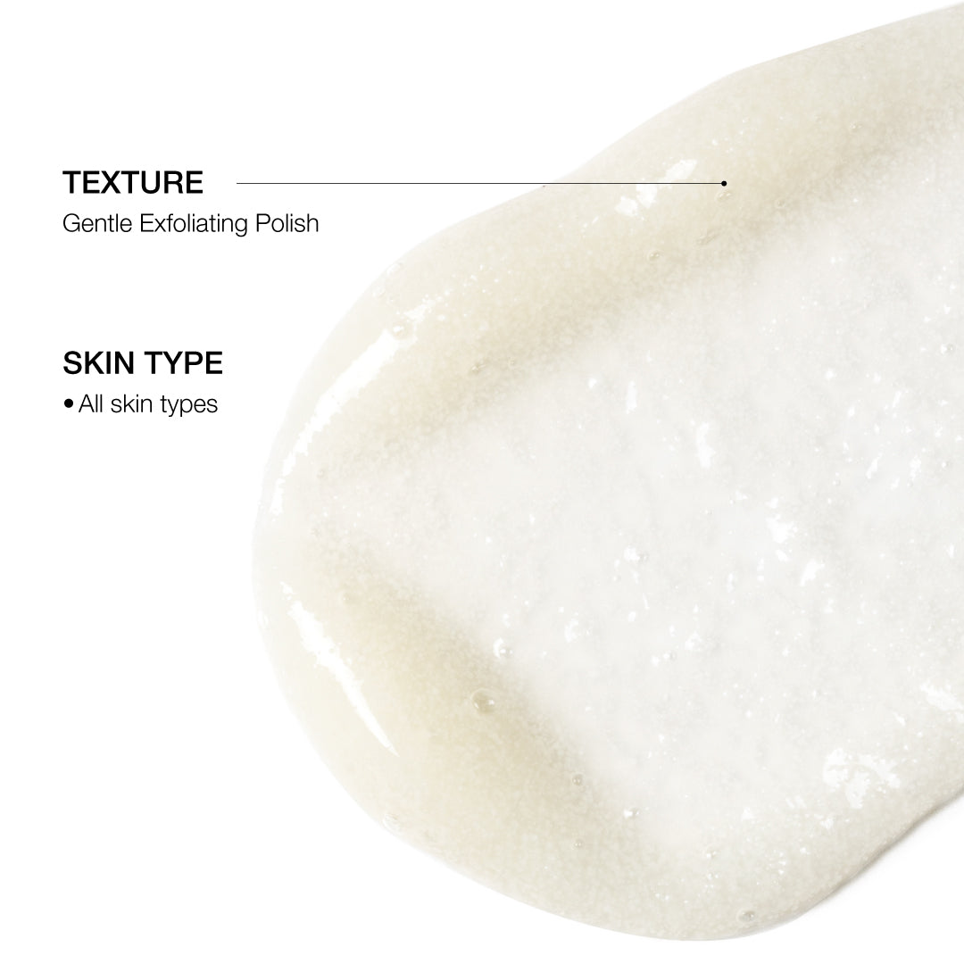 Wash + Scrub Cleanser Texture and skin type